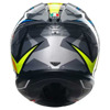 AGV K6 S  E2206 MPLK JOAN, Zwart-Blauw-Geel (Afbeelding 5 van 7)