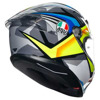 AGV K6 S  E2206 MPLK JOAN, Zwart-Blauw-Geel (Afbeelding 6 van 7)