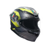 AGV K6 S  E2206 MPLK EXCITE, Zwart-Geel-Fluor (Afbeelding 1 van 7)