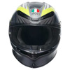 AGV K6 S  E2206 MPLK EXCITE, Zwart-Geel-Fluor (Afbeelding 2 van 7)