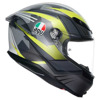 AGV K6 S  E2206 MPLK EXCITE, Zwart-Geel-Fluor (Afbeelding 3 van 7)