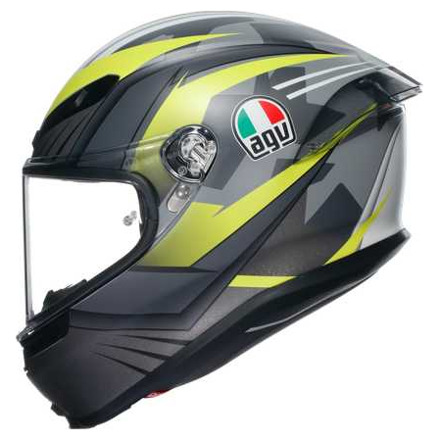 AGV K6 S  E2206 MPLK EXCITE, Zwart-Geel-Fluor (4 van 7)