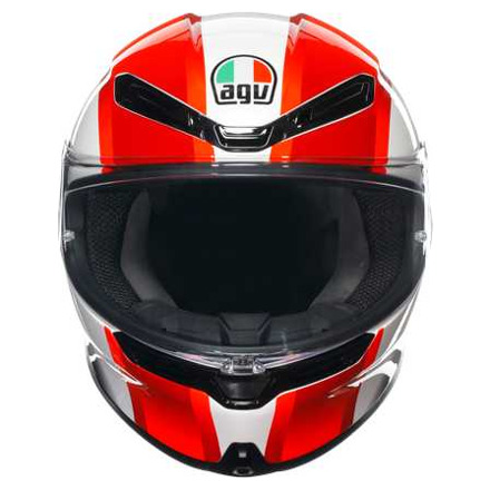 AGV K6 S  E2206 MPLK SIC58, Zwart-Wit-Rood (2 van 7)