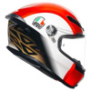 AGV K6 S  E2206 MPLK SIC58, Zwart-Wit-Rood (Afbeelding 3 van 7)