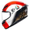 AGV K6 S  E2206 MPLK SIC58, Zwart-Wit-Rood (Afbeelding 4 van 7)