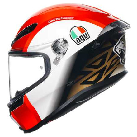 AGV K6 S  E2206 MPLK SIC58, Zwart-Wit-Rood (4 van 7)