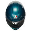 AGV K6 S  E2206 MPLK PETROLIO MATT, Mat Groen (Afbeelding 7 van 7)