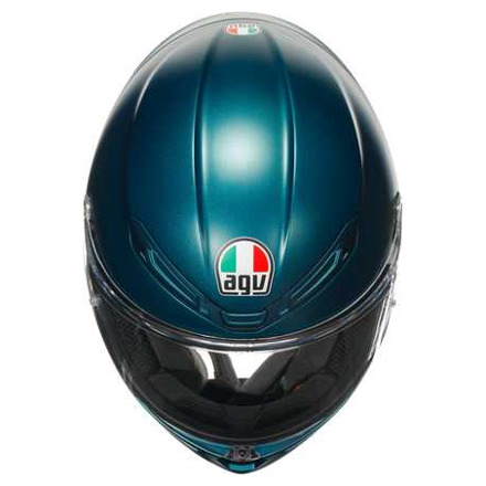 AGV K6 S  E2206 MPLK PETROLIO MATT, Mat Groen (7 van 7)