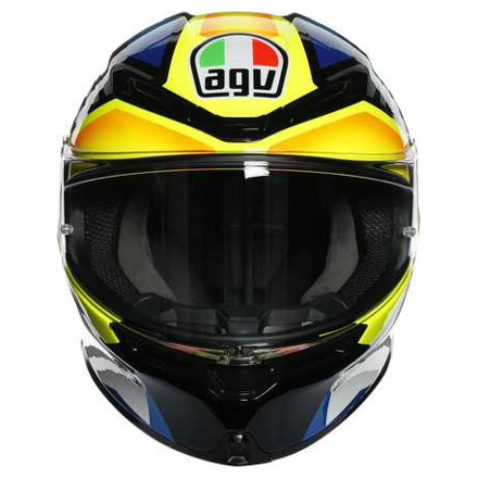 AGV K6  ECE MULTI MPLK JOAN, Zwart-Blauw-Geel (3 van 4)