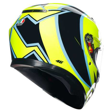 AGV K3  E2206 MPLK ROSSI WT PHILLIP ISLAND 2005, Zwart-Geel (6 van 7)