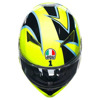 AGV K3  E2206 MPLK ROSSI WT PHILLIP ISLAND 2005, Zwart-Geel (Afbeelding 7 van 7)
