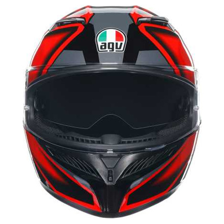 AGV K3 E2206 MPLK COMPOUND Integraalhelm, Zwart-Rood (2 van 7)