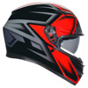 AGV K3 E2206 MPLK COMPOUND Integraalhelm, Zwart-Rood (Afbeelding 3 van 7)