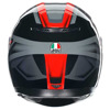 AGV K3 E2206 MPLK COMPOUND Integraalhelm, Zwart-Rood (Afbeelding 5 van 7)