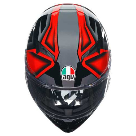 AGV K3 E2206 MPLK COMPOUND Integraalhelm, Zwart-Rood (7 van 7)