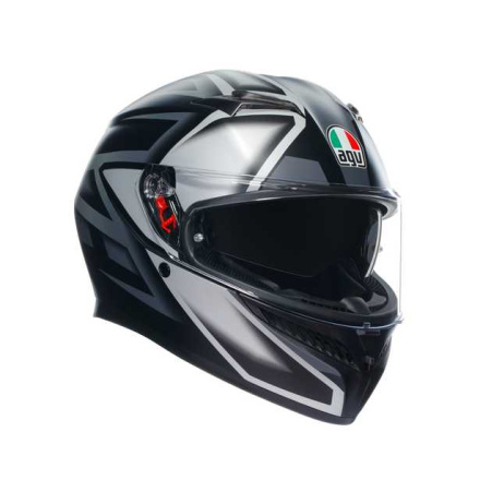 AGV K3 E2206 MPLK COMPOUND Integraalhelm, Mat Zwart-Antraciet (1 van 6)