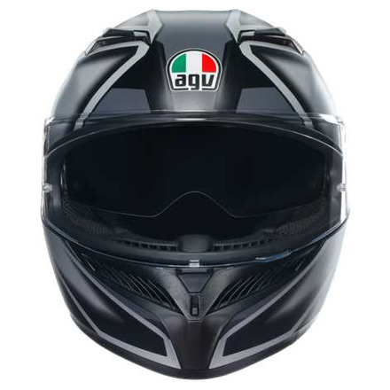 AGV K3 E2206 MPLK COMPOUND Integraalhelm, Mat Zwart-Antraciet (2 van 6)