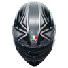 AGV K3 E2206 MPLK COMPOUND Integraalhelm, Mat Zwart-Antraciet (Afbeelding 6 van 6)