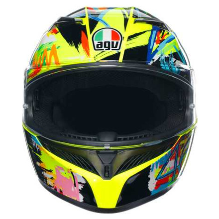 AGV K3 E2206 MPLK ROSSI WINTER TEST 2019 Integraalhelm, Zwart-Geel (2 van 7)