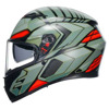 AGV K3 E2206 MPLK DECEPT Integraalhelm, Zwart-Groen-Rood (Afbeelding 4 van 7)