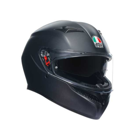 AGV K3 E2206 MPLK MATT BLACK Integraalhelm, Mat Zwart (1 van 6)