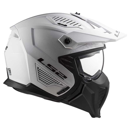 LS2 OF606 Drifter Solid Helm, Wit (5 van 5)