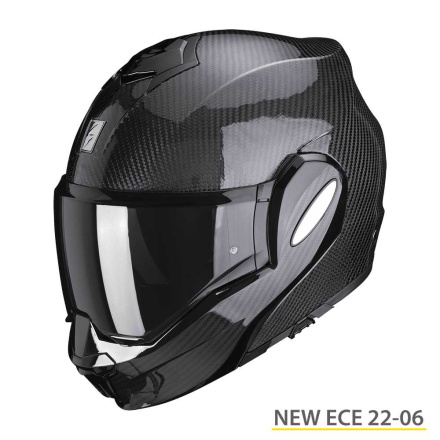 Scorpion EXO-Tech Evo Carbon Solid Systeemhelm, Zwart (1 van 1)