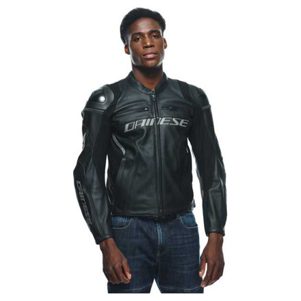 Dainese RACING 4 LEATHER JACKET S/T (201533850), Zwart (5 van 15)