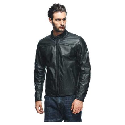 Dainese Mike 3 Leren Motorjas, Zwart (5 van 16)