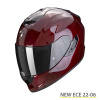 EXO-1400 EVO CARBON AIR SOLID (114-261) - Donker rood