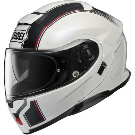 Shoei NEOTEC 3 SATORI TC-6, Wit-Zwart-Rood (1 van 1)
