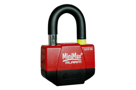 Vector MiniMax Alarm Schijfremslot, Zwart-Rood (1 van 1)