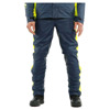 Dainese Storm 2 Unisex regenbroek, Zwart-Geel (Afbeelding 3 van 7)