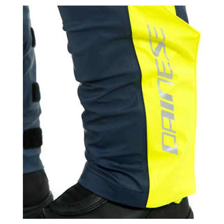 Dainese Storm 2 Unisex regenbroek, Zwart-Geel (6 van 7)