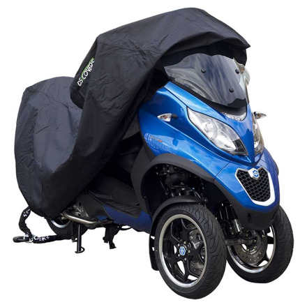 DS Covers DS-COVERS Alfa Outdoor Cover 3W met topkoffer, Zwart (2 van 3)