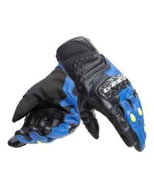 Dainese Carbon 4 Short motorhandschoenen, Blauw-Fluor Geel (1 van 1)