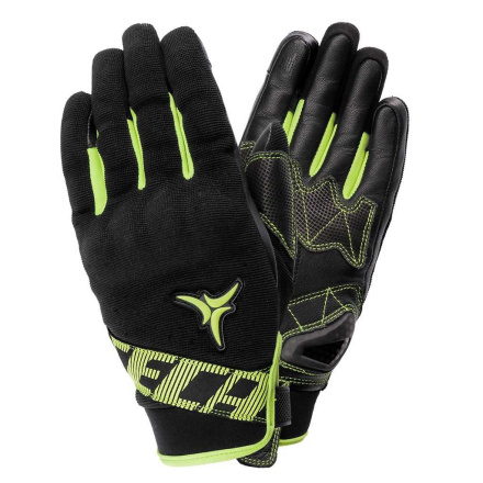 SECA X-STRETCH motorhandschoenen, Zwart-Fluor (1 van 3)