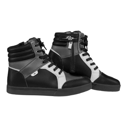 Joey Motorschoenen - Zwart-Grijs-Wit