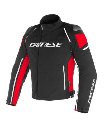 Dainese RACING 3 D-DRY JACKET, Zwart-Rood (1 van 1)