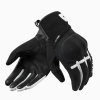 REV'IT! Mosca 2 Motorhandschoenen, Zwart-Wit (Afbeelding 1 van 2)