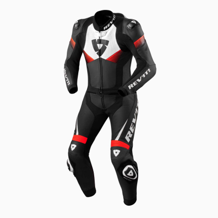 Argon 2 Combi Leren Motorpak - Zwart-Rood