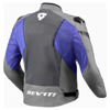 REV'IT! Control Air H2O Motorjas, Grijs-Blauw (Afbeelding 2 van 2)