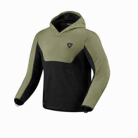 REV'IT! Andon Motorhoodie, Zwart-Groen (1 van 2)