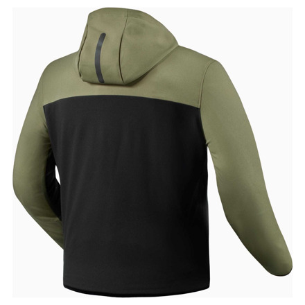 REV'IT! Andon Motorhoodie, Zwart-Groen (2 van 2)