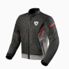 REV'IT! Jacket Torque 2 H2O, Grijs-Rood (Afbeelding 1 van 2)