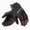 REV'IT! Gloves Sand 4, Bruin-Zwart (Afbeelding 1 van 2)