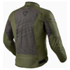 REV'IT! Jacket Torque 2 H2O, Zwart-Donkergroen (Afbeelding 2 van 2)