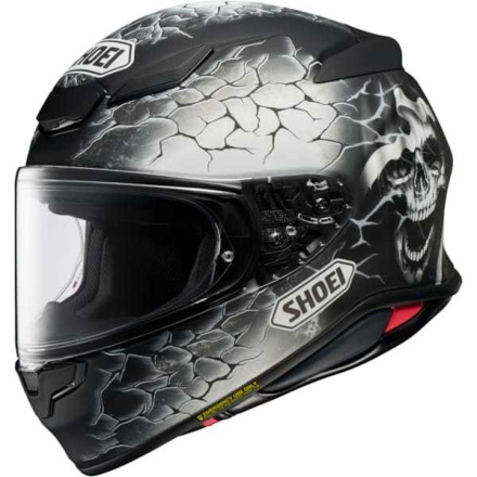 Shoei NXR2 Gleam Integraalhelm, Zwart-Wit-Grijs (1 van 4)