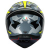 AGV K1 E2205 Replica Integraalhelm, Grijs-Geel-Zwart (Afbeelding 5 van 7)