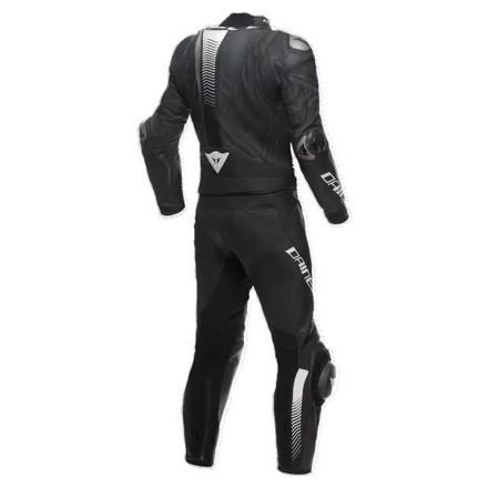 Dainese Laguna Seca 5 Perf. 2pc Leather Suit, Zwart-Wit (2 van 2)